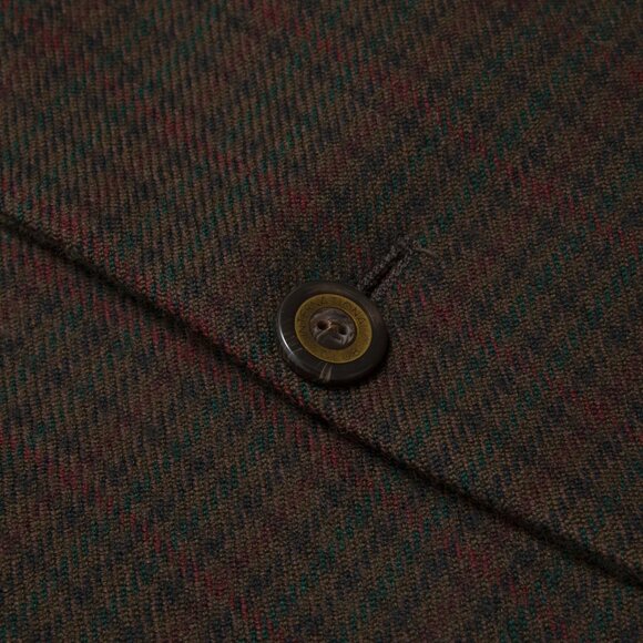 INTERNATIONAL CLUB (Fiji) 70s Plaid Brushed Wool Twill Weave Sport Coat : XXL - Picture 5 of 9